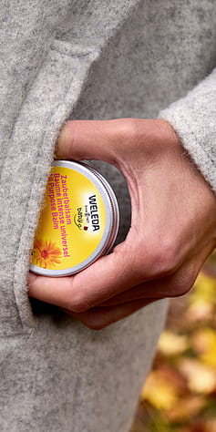 weleda baby calendula v kapse kabátu