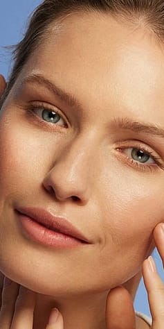 woman gently smiling