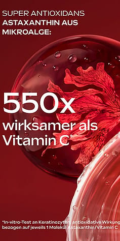 Illustration der Wirkung von Astaxanthin