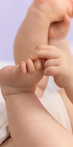 baby feet and hands