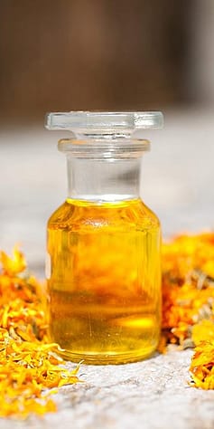 Calendula Öl und Blüten