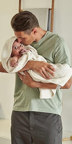Padre con bambino