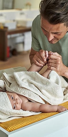 Padre con bambino