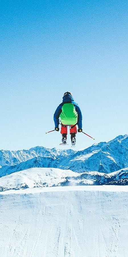personne dans la neige