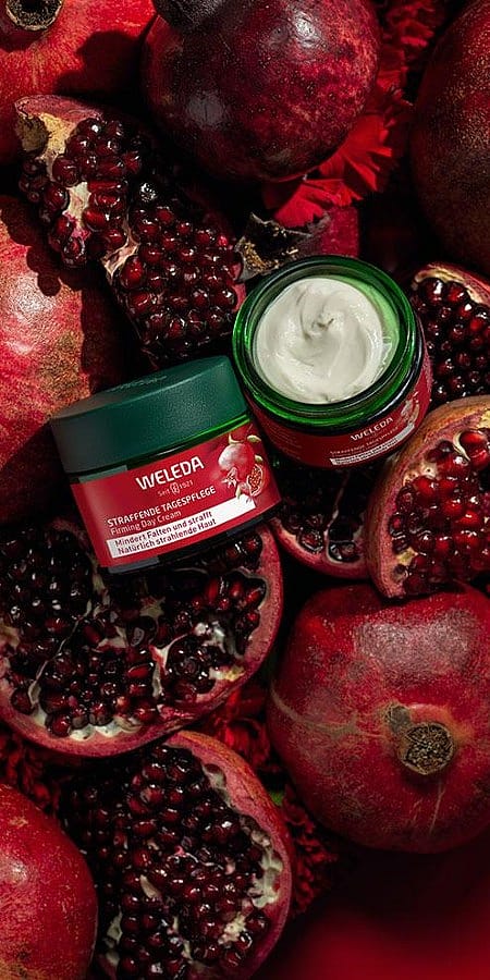 La soin du visage à la grenade de Weleda