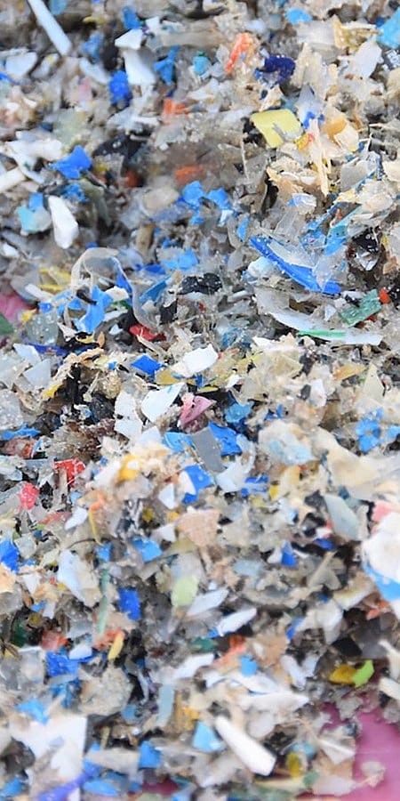 dettaglio di micro plastiche