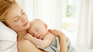 Mutter mit Baby