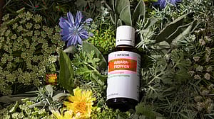 Amara Tropfen mit Blumen