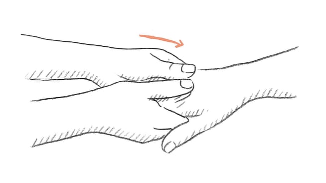 handrückenmassage