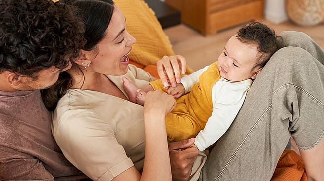 Mutter mit Baby