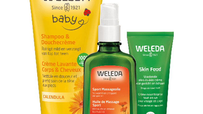 Drie Weleda producten