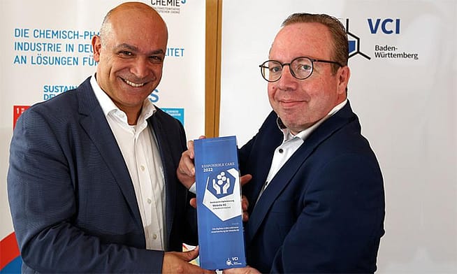Dr. Aldo Ammendola und Jakob Wössner von Weleda