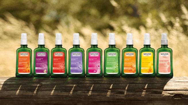 Massageolieën van Weleda