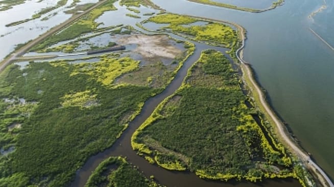 Marken Wadden van bovenaf