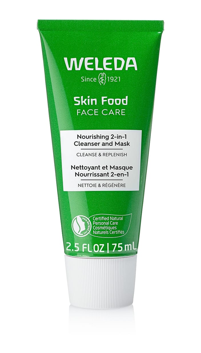 WELEDA Skin Food Face Care Nourishing 2-in-1 Cleanser & Mask