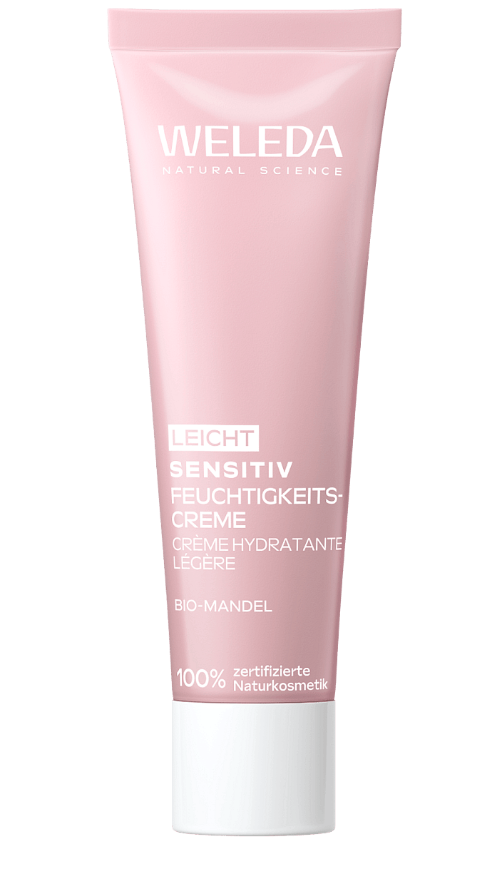 Weleda Feuchtigkeitscreme leicht sensitiv Mandel: product photo