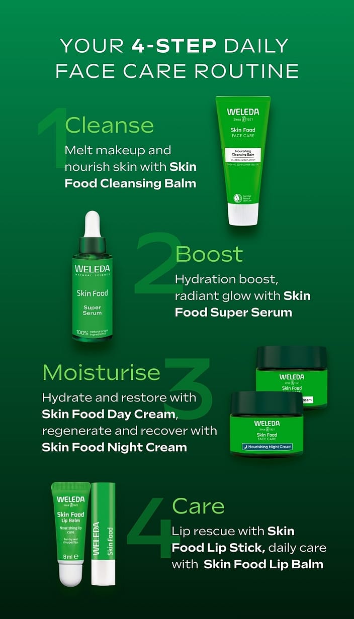 Skin Food Nourishing Face Care Set for naturally nourished skin