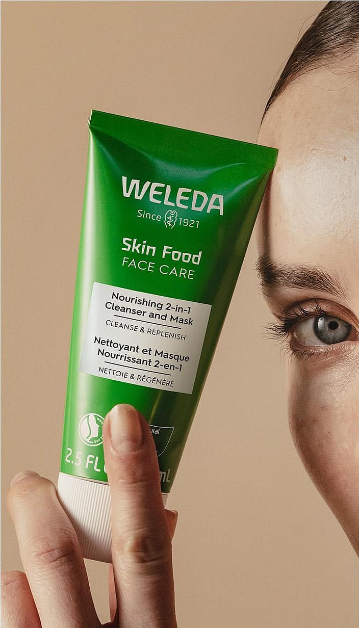Skin Food Face Care Nourishing Oil-to-Milk Cleanser | Weleda