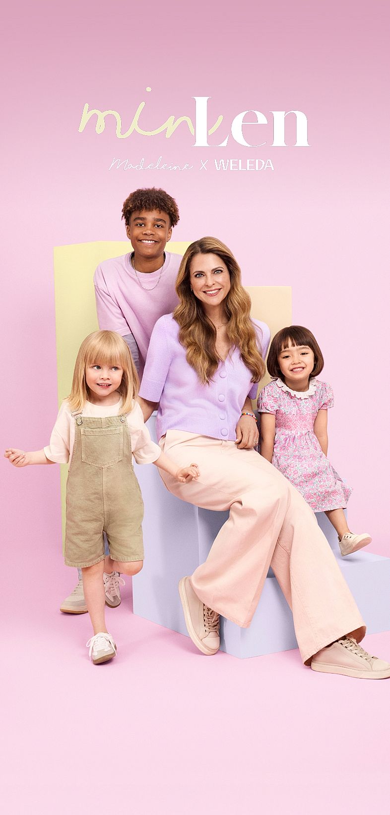 Madeleine Bernadotte mit Kindern