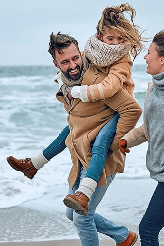 Familie am Meer