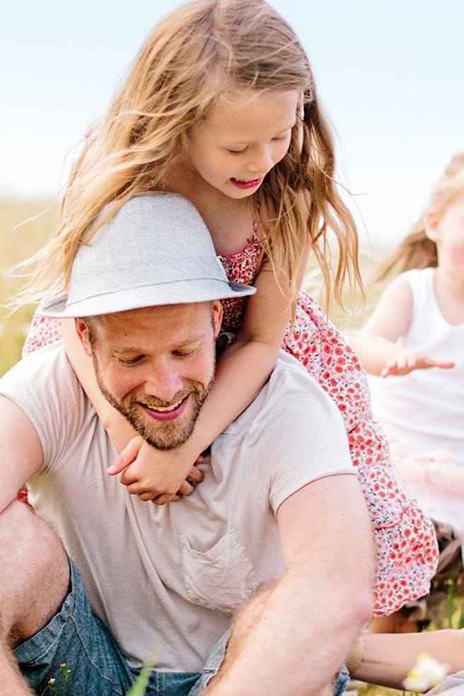Familie im Freien