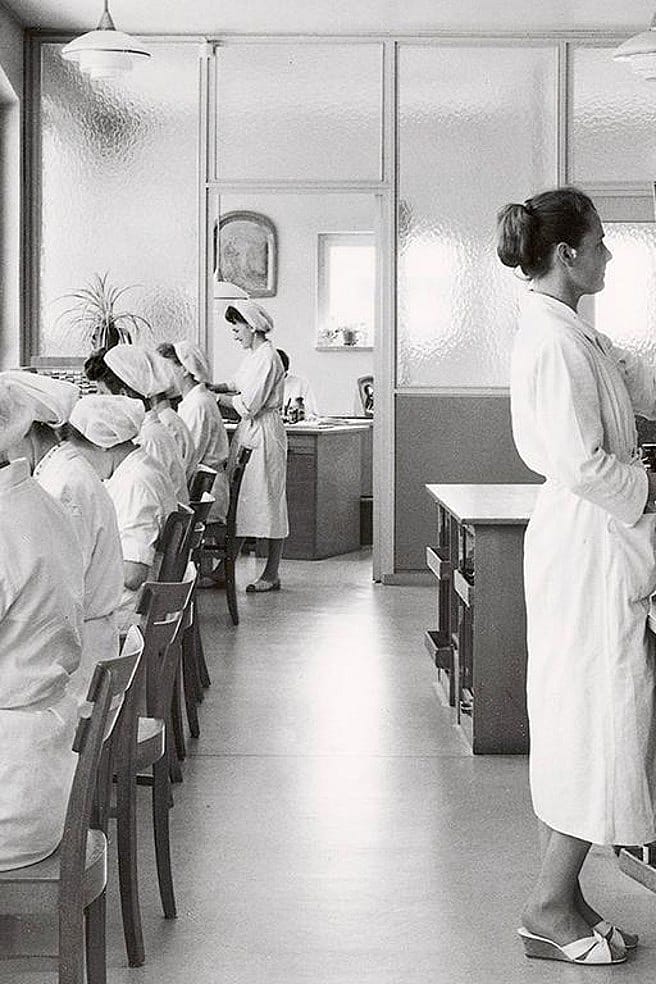 Labor / historische Fotografie Weleda Geschichte