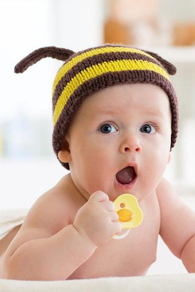 Baby in Bauchlage