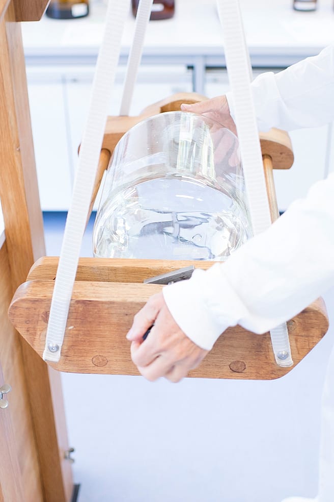 Potenzieren einer Fluessigkeit