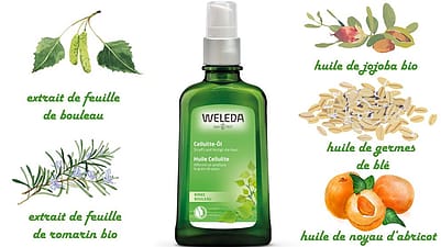 Huile de bouleau avec ingrédients