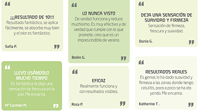 opiciones de los consumidores sobre el Aceite para la celulitis de Abedul