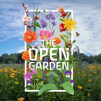 weleda open garden sign