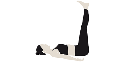 Jambes contre le mur