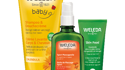 Drie WELEDA producten