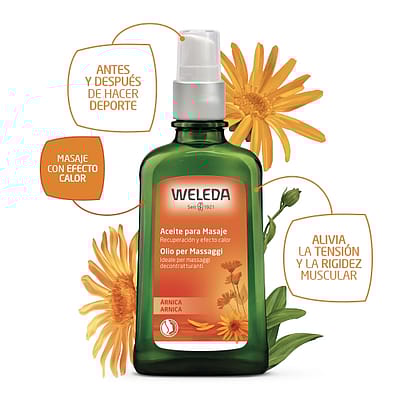 aceite de arnica de weleda para agujetas