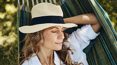 mujer Tómate las cosas con calma