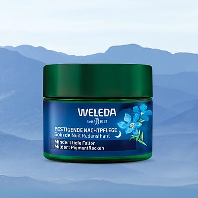 Los Alpes de fondo, crema de noche