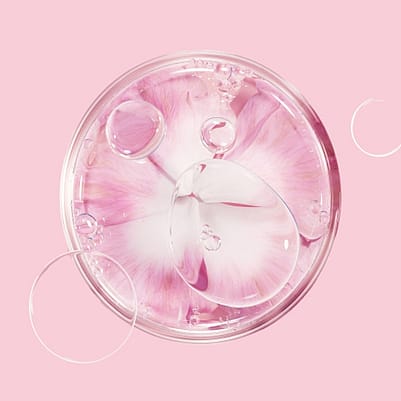 Rose sauvage et bulles d'eau