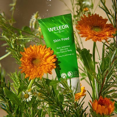 Weleda Skin Food kampaň kozmetika, prírodná starostlivosť o pleť