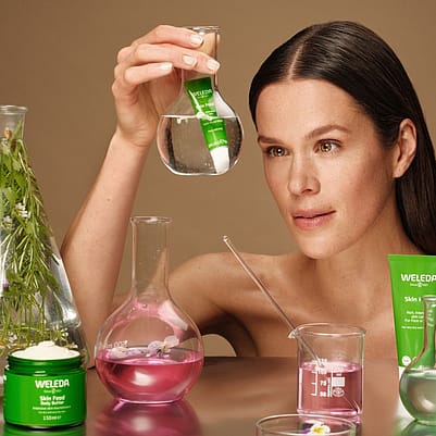 Weleda Skin Food kampaň kozmetika, prírodná starostlivosť o pleť