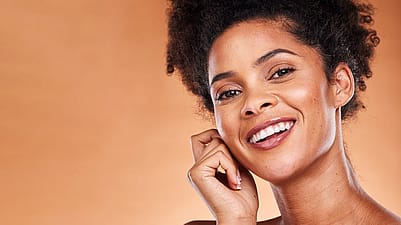 a woman's face