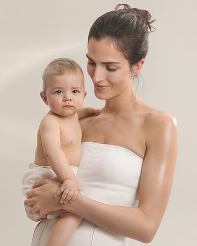 Mother and Baby standing
