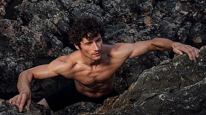 Man climbing