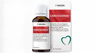 Verpackung und Flasche von Cardiodoron Dilution