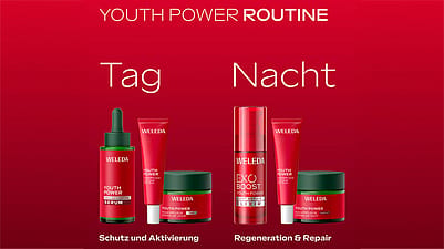 Youth Power Produkte für Tag und Nacht