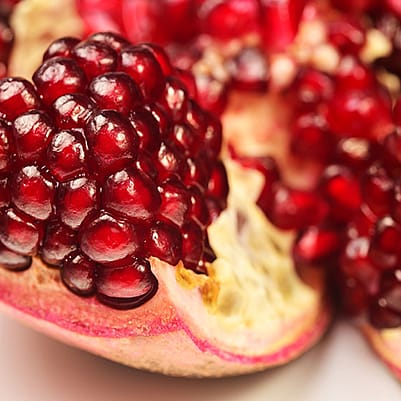 delad granatäpple
