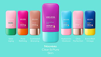 7 emballages de Weleda Booster Drops