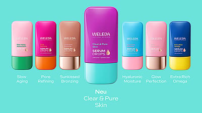 Sieben Packungen von Weleda booster drops