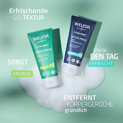 Weleda FOR MEN Energy Fresh oder FOR MEN Active Fresh