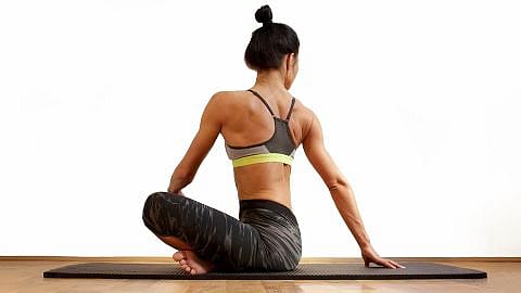 étirements pour le dos