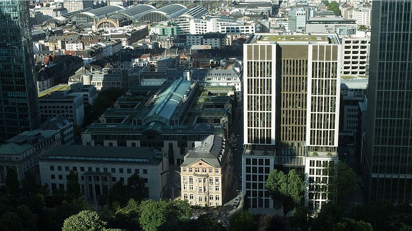 Vista panoramica su palazzi cittadini